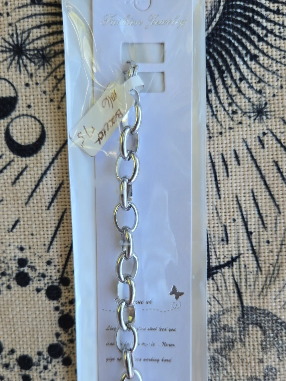 Stainless Steel Large Cable Chain Bracelet 7 In